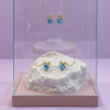 Mickey Blue Crystal Jewelry Set