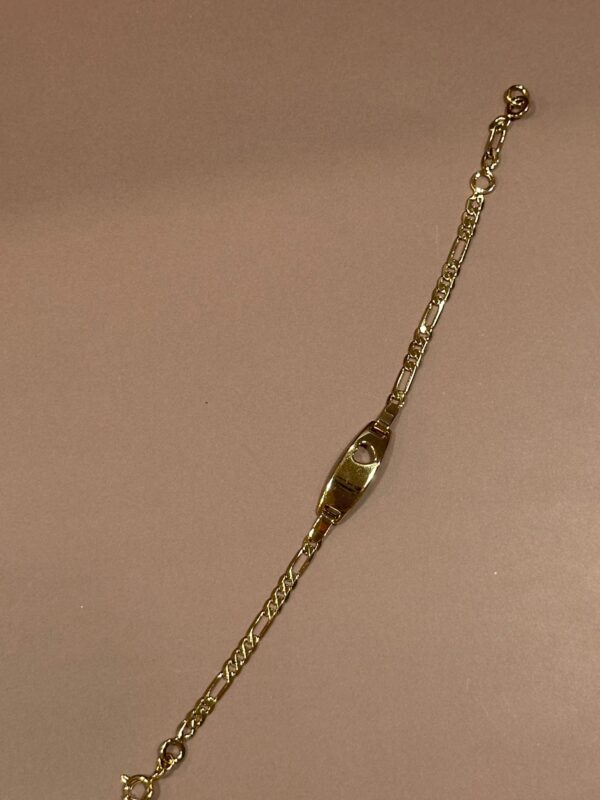 18K Gold-Plated Tag Bracelet