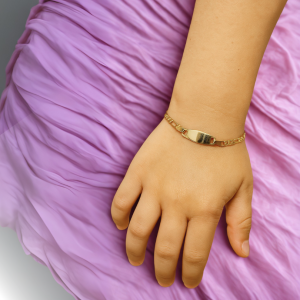 18K Gold-Plated Tag Bracelet