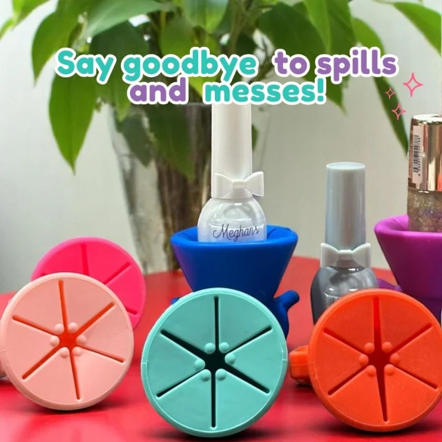 🎨✨ Say goodbye to spills and messes! ✨🎨
Introducing our colorful Nail Polish Ring Holders – the perfect accessory to make manicures fun, easy, and totally kid-friendly.
Just pop your favorite polish into the ring, slip it on your fingers, and paint away with no hassle! 💅🌈

Great for mommy & me moments, birthday gifts, or creative playtime.
Comfortable, secure, and so much fun!

🌟 Available now in multiple colors – collect them all!

🎨✨ ¡Dile adiós a los derrames y al desorden! ✨🎨
Te presentamos nuestros coloridos Nail Polish Ring Holders – el accesorio perfecto para hacer que las manicuras sean divertidas, fáciles y totalmente seguras para niñas.
Solo coloca tu esmalte favorito en el anillo, ponlo en tus dedos y ¡a pintar sin complicaciones! 💅🌈

Ideal para momentos de mamá e hija, regalos de cumpleaños o tardes creativas.
¡Cómodos, seguros y súper divertidos!

🌟 ¡Ya disponibles en varios colores — colecciona todos!

📩 Contact us:
MEGHAN'S IMPERFECT ART
✉️ info@meghansimperfectart.com
🌐 www.meghansimperfectart.com

#meghansimperfectart #nailpolishring #kidfriendlyproducts #cutekidsfashion #safeandfun #nailartforkids #creativeplay #momanddaughtertime #pastelcolors #funwithcolors #shopsmallbusiness #playfulmoments #magicalmoments #manicuretime #nontoxicbeauty #adorablemoments #kidsbeautyproducts #accessoriesforkids #giftideasforkids #glittermagic #creativityforkids