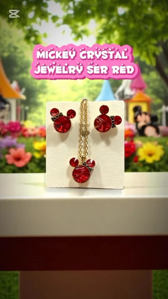 Shine like the star you are! ✨
Our Minnie Crystal Jewelry Set is here to add a magical sparkle to your look. 💫
Featuring brilliant red crystals, a golden chain, and the iconic Minnie bow – it's the perfect gift for any Disney fan! 🎀

💕 Lightweight
🎁 Perfect for gifts
🌟 Ideal for birthdays, parties, or everyday glam

🛍️ Available now – Only $16.99!

¡Brilla como una estrella! ✨
Nuestro Set de Joyería Minnie con Cristales Rojos es el toque perfecto para un look mágico. 💫
Incluye aretes y collar con cristales brillantes, cadena dorada y el lazo icónico de Minnie. 🎀

💕 Súper liviano
🎁 Ideal para regalar
🌟 Perfecto para cumpleaños, fiestas o el día a día

🛍️ ¡Disponible ahora por solo $16.99!

📩 DM to order or visit our site

#minniejewelry #disneygiftideas #sparklewithminnie #kidsjewelryset #meghansimperfectart #cutegiftideas #minniefanclub #girlaccessories #magicalstyle #giftforkids
#joyasminnie #regalosdisney #brillaconminnie #joyasparaniñas #meghansimperfectart #regalosbonitos #accesoriosniñas #estilomágico #minnielovers #regaloinfantil